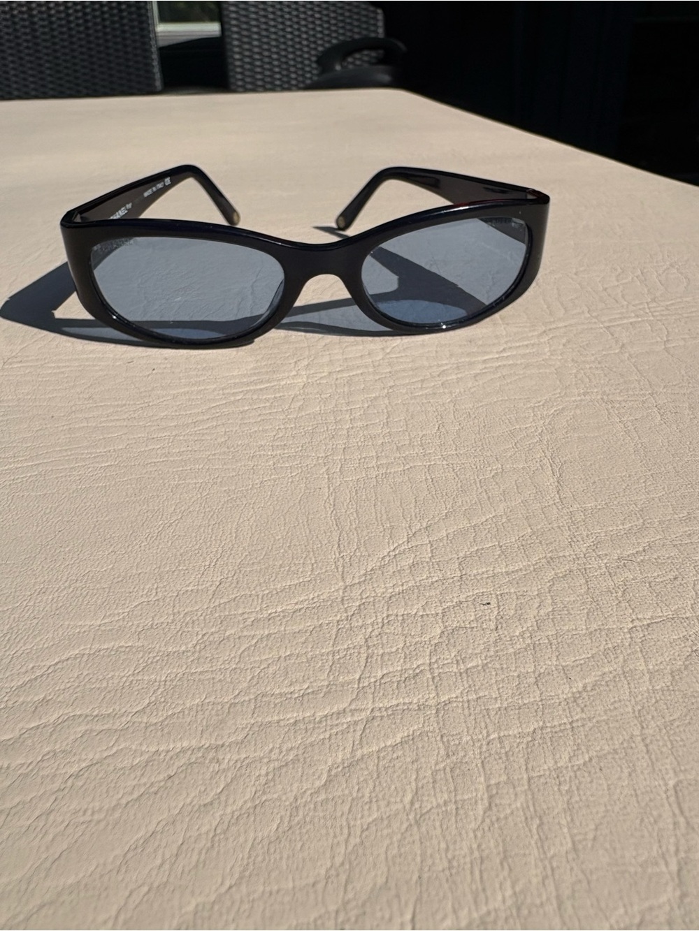 Vintage Chanel 5004 Black Women's Oval Sunglasses